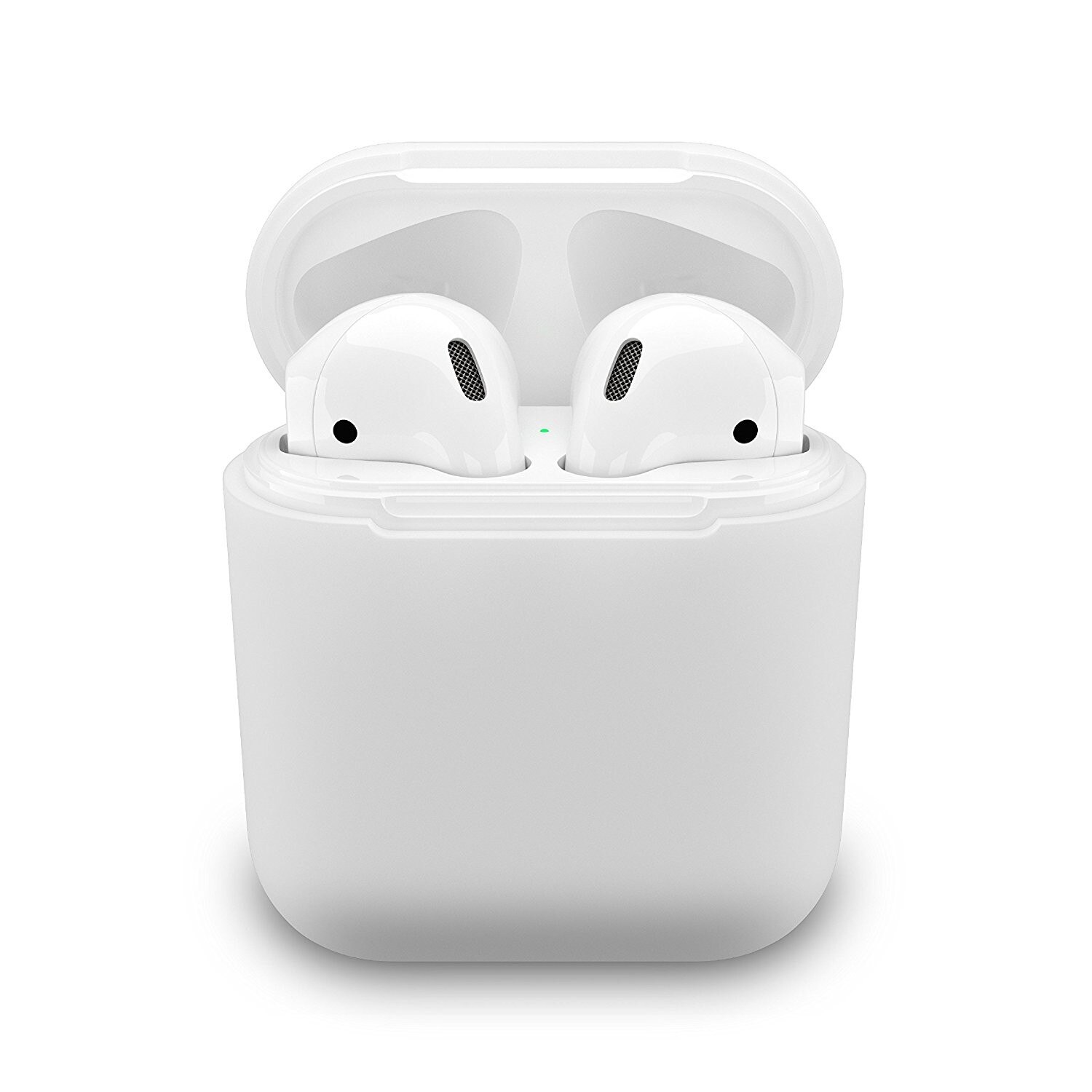 Garnitura carcasa de protectie casti, Alb, AirPods, Case Fashion