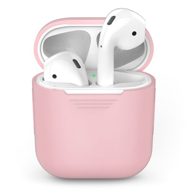 Garnitura carcasa de protectie casti, Roz deschis, AirPods, Case Fashion