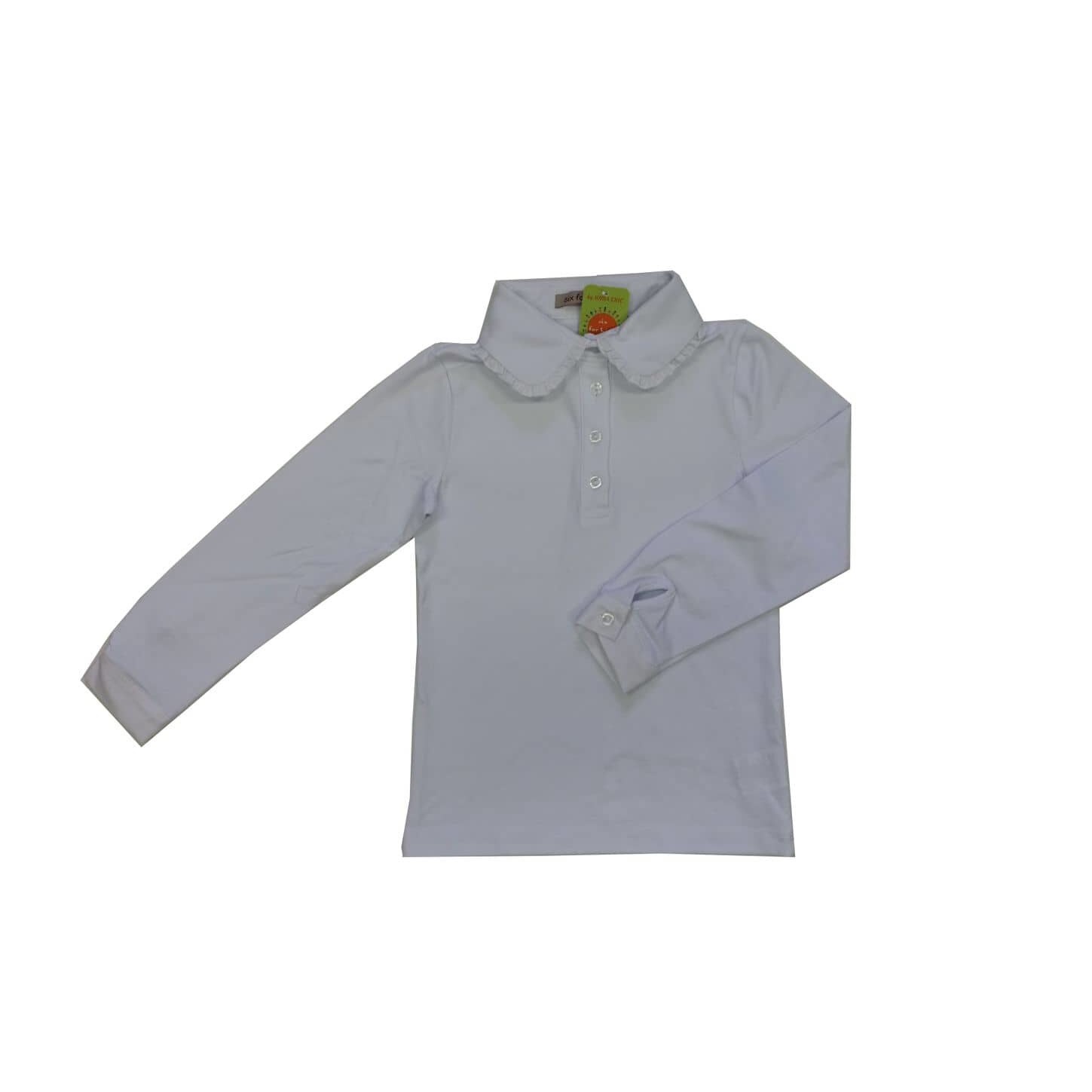 Bluza Iulia maneca lunga Alb