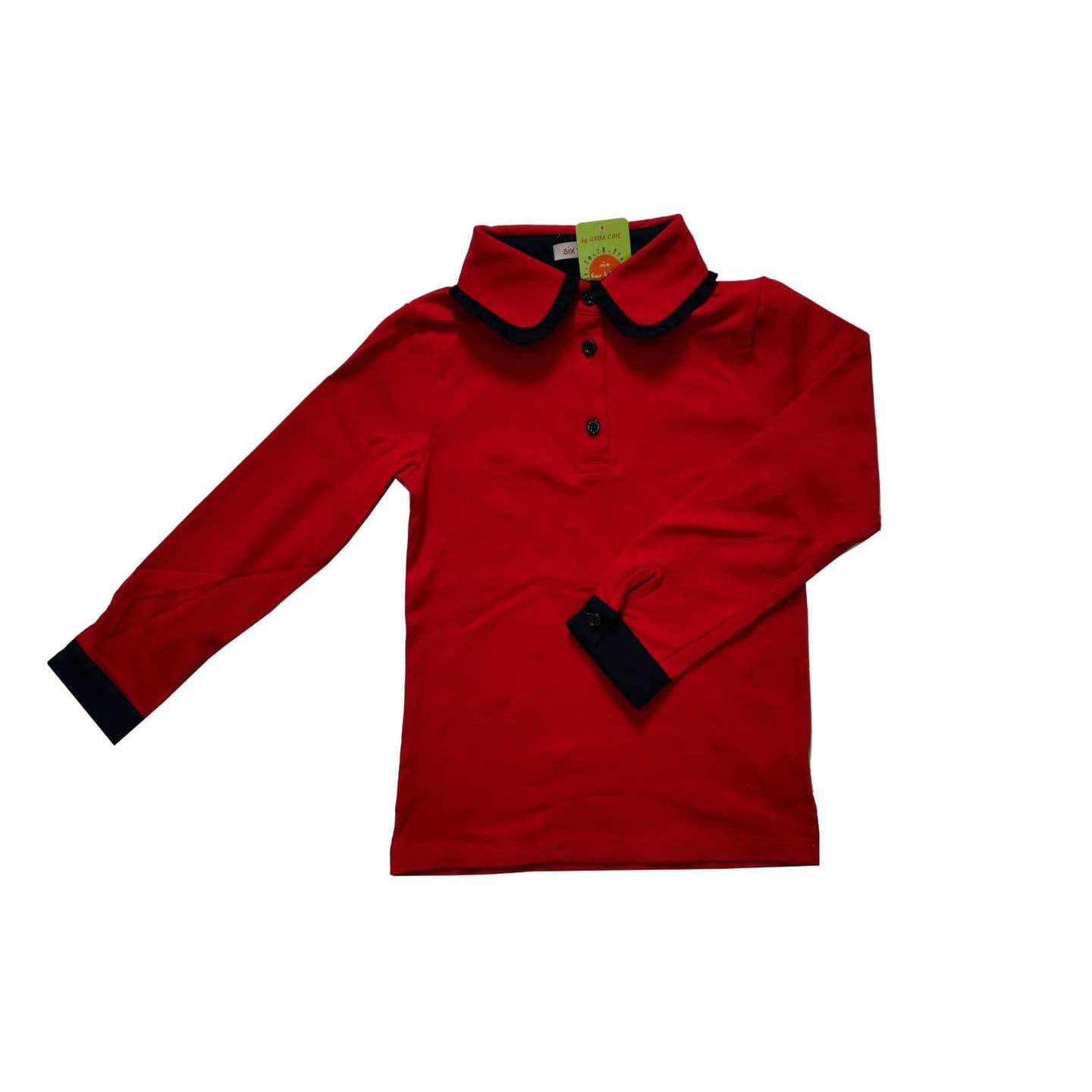 Bluza Iulia maneca lunga Rosu