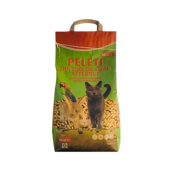 Asternut igienic pentru animale Peleti din paie naturale de grau, Agro Peleti, 4 kg Asternut igienic pentru animale Peleti din paie naturale de grau, Agro Peleti, 4 kg
