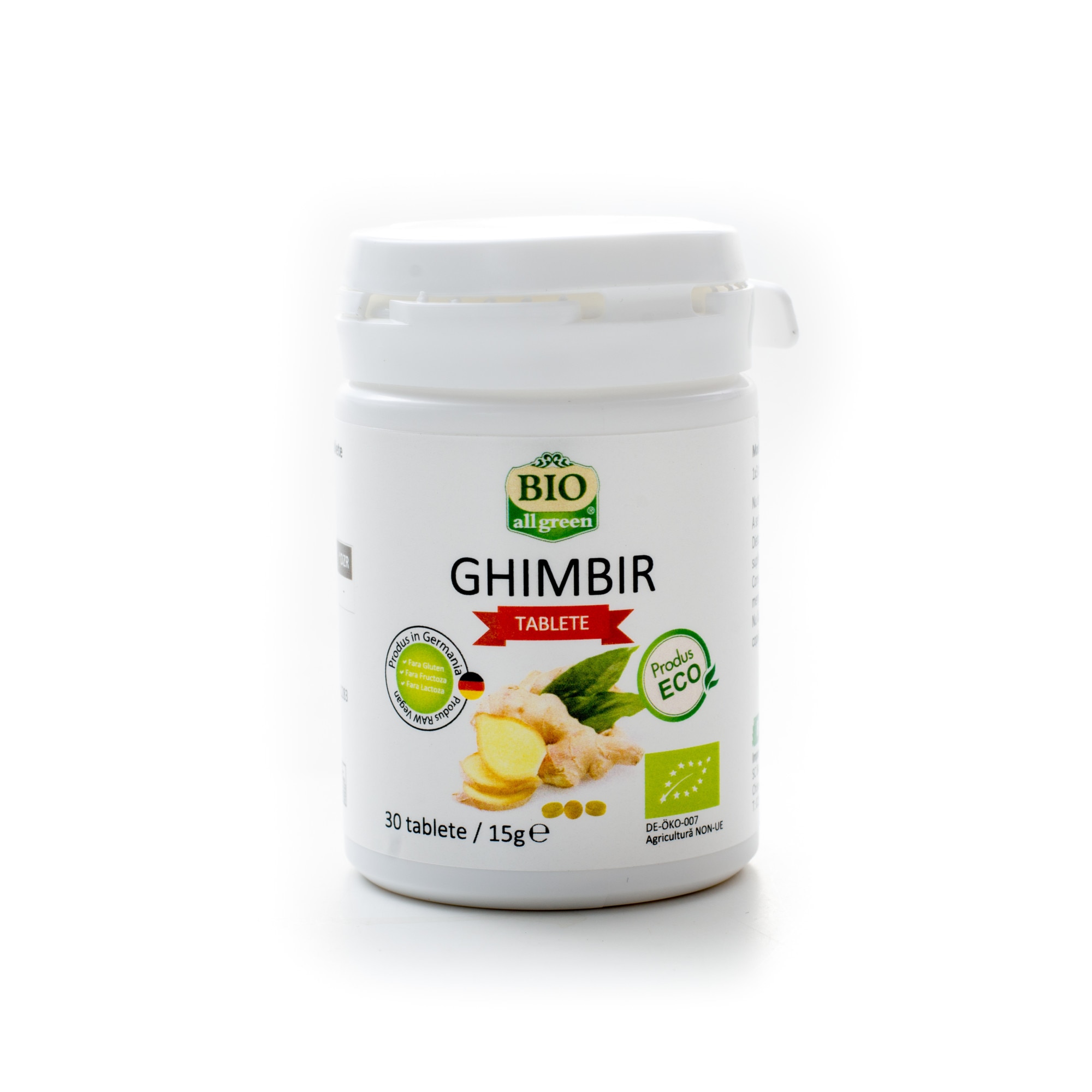 Ghimbir Eco, 30 tablete, 15g