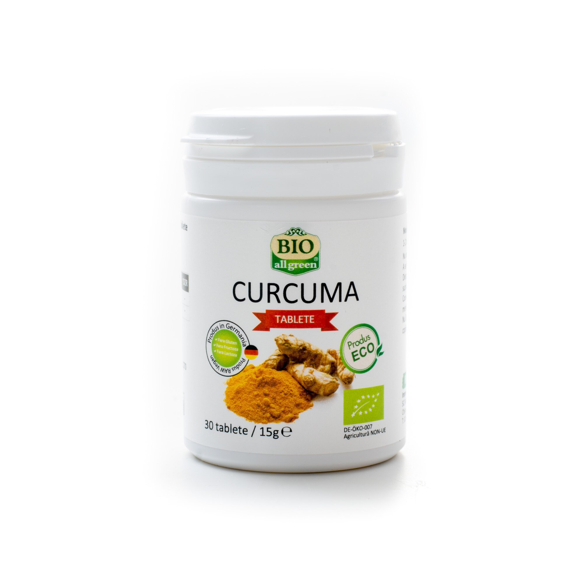 Curcuma Eco, 30 tablete, 15g