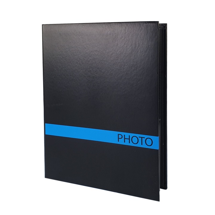 Album foto Sensation, 200 poze 10x15, slip-in memo, albastru