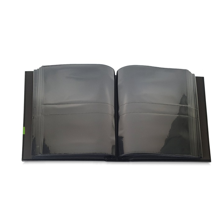 Album foto Sensation, 200 poze 10x15, slip-in memo, verde
