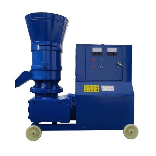 Granulator de Peletat EMP Tehno cu Reductor, Profesional, 15 KW, 250 kg/h, 1500 RPM, Cupru 100%, Trifazat