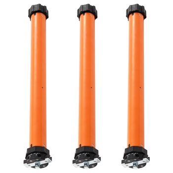 Set de 3 motoare tubulare vidaXL, Metal, 30 nm/45 mm, Portocaliu Set de 3 motoare tubulare vidaXL, Metal, 30 nm/45 mm, Portocaliu