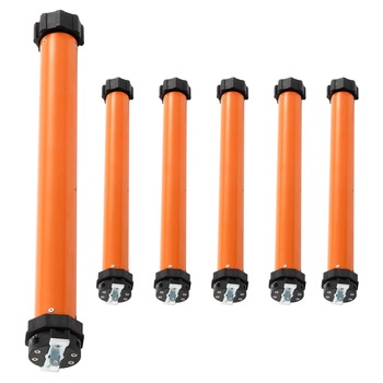 Set de 6 motoare tubulare vidaXL, Metal, 10 nm/45 mm, Portocaliu Set de 6 motoare tubulare vidaXL, Metal, 10 nm/45 mm, Portocaliu