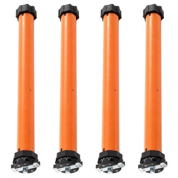 Set de 4 motoare tubulare vidaXL, Metal, 30 nm/45 mm, Portocaliu Set de 4 motoare tubulare vidaXL, Metal, 30 nm/45 mm, Portocaliu