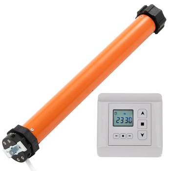 Motor tubular cu telecomanda vidaXL, Metal, 10 nm/45 mm Motor tubular cu telecomanda vidaXL, Metal, 10 nm/45 mm