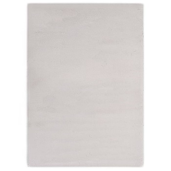 Covor pufos tip blana ecologica de iepure, vidaXL, Poliester, 120 x 160 cm, 20 mm, 1000 g/m², Gri Covor pufos tip blana ecologica de iepure, vidaXL, Poliester, 120 x 160 cm, 20 mm, 1000 g/m², Gri