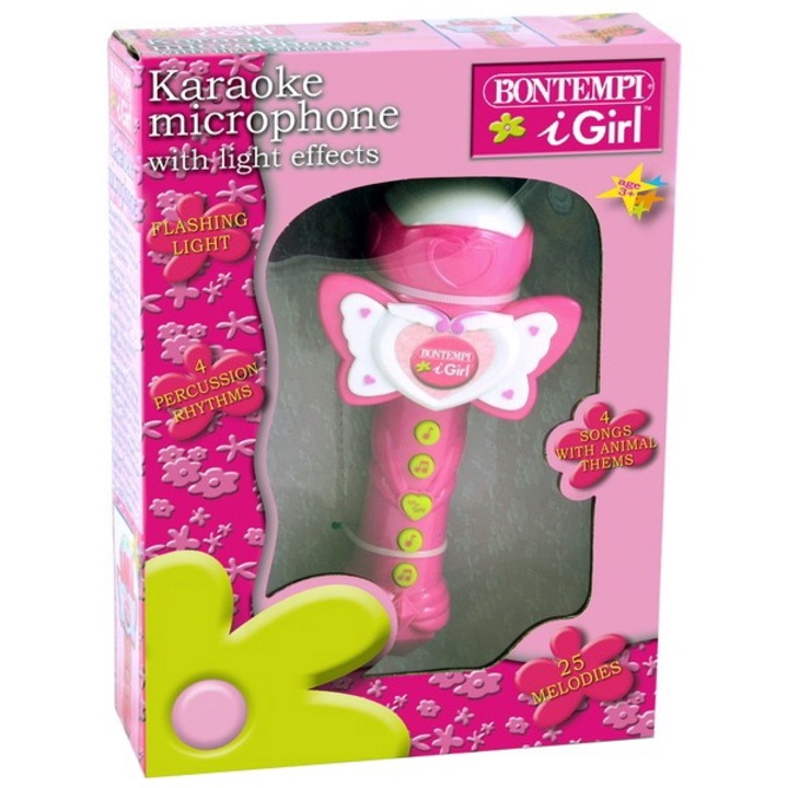 Karaoke mikrofon fényeffektekkel