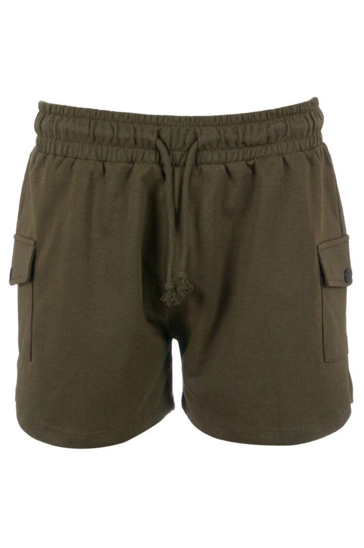 Pantaloni scurti femei, Zola®, kaki, cu buzunare, L-XL