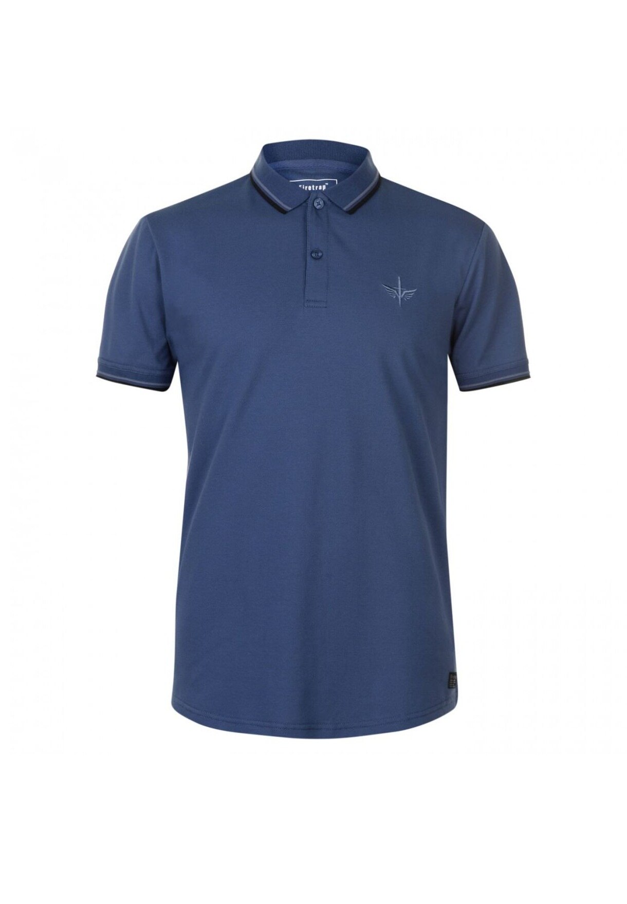 Tricou polo pentru barbati, Firetrap, Bumbac, Albastru, Albastru inchis, 3XL