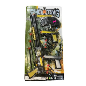 Set pusca si pistoale +ventuze Set pusca si pistoale +ventuze