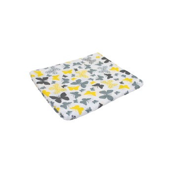 Scutec bumbac, Butterfly, galben, 80x70cm Scutec bumbac, Butterfly, galben, 80x70cm