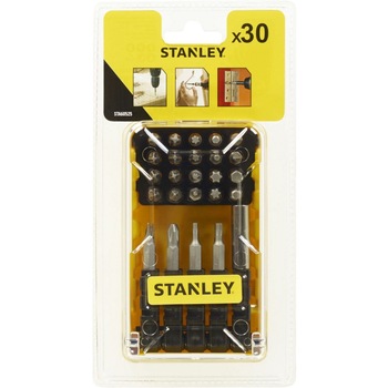 Set 29 de varfuri de insurubat, PZ, PH si drepte STA60525-XJ Stanley 50 mm: Sl6, Ph1, Ph2, Ph3, T10, T15, T20, Hx4, Hx5. 25 mm: Sl4, Sl6, Ph1, 2x Ph2, 1x Ph3, Pz1, 2x Pz2, Pz3, T10, T15, 0T20, T25, T30, T40, Hx3, Hx4, Hx5, Hx6. Adaptor magnetic 60mm Set 29 de varfuri de insurubat, PZ, PH si drepte STA60525-XJ Stanley 50 mm: Sl6, Ph1, Ph2, Ph3, T10, T15, T20, Hx4, Hx5. 25 mm: Sl4, Sl6, Ph1, 2x Ph2, 1x Ph3, Pz1, 2x Pz2, Pz3, T10, T15, 0T20, T25, T30, T40, Hx3, Hx4, Hx5, Hx6. Adaptor magnetic 60mm