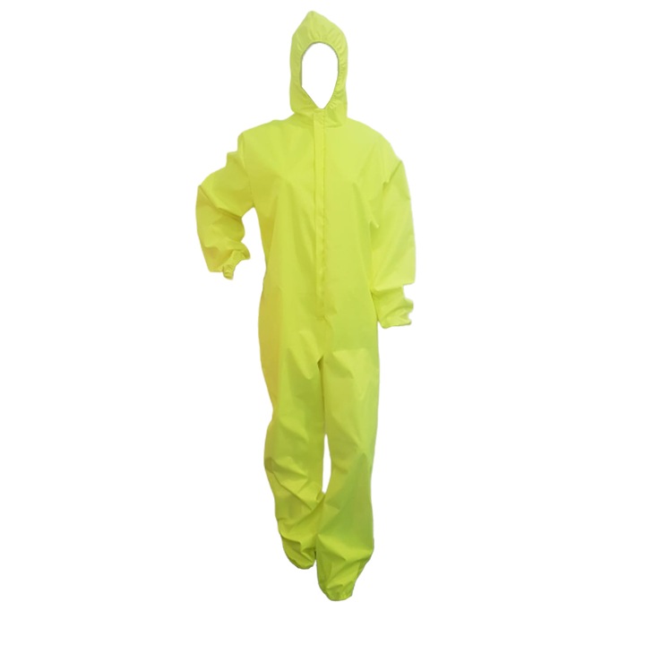 Combinezon Medical din fas reutilizabil, Neon, Marimea 2XL