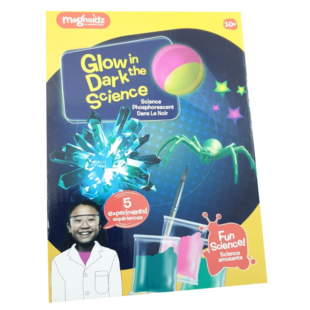 Joc educativ Keycraft Magnoidz - Stiinta obiectelor fosforescente, 5 experimente