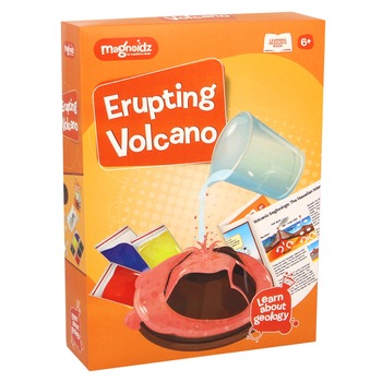 Joc educativ Keycraft Magnoidz - Eruptia vulcanului, 5 experimente Joc educativ Keycraft Magnoidz - Eruptia vulcanului, 5 experimente