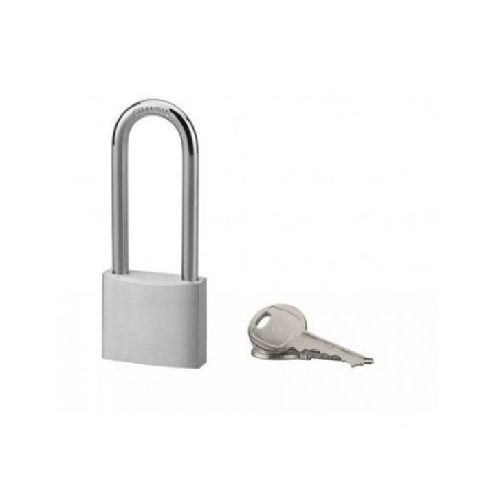 Lacat de exterior, cu cheie, aluminiu, 40 mm, 2 chei, 1/2 - SP