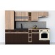 Set Bucatarie Marina New 250 B, Wenge / Stejar Sonoma, 250 x 195,5 x 60 cm