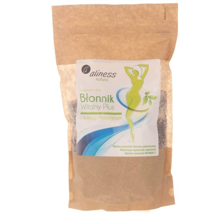 Aliness Vitality Fiber Plus Acerola-val és Fibregummal por, 500 g