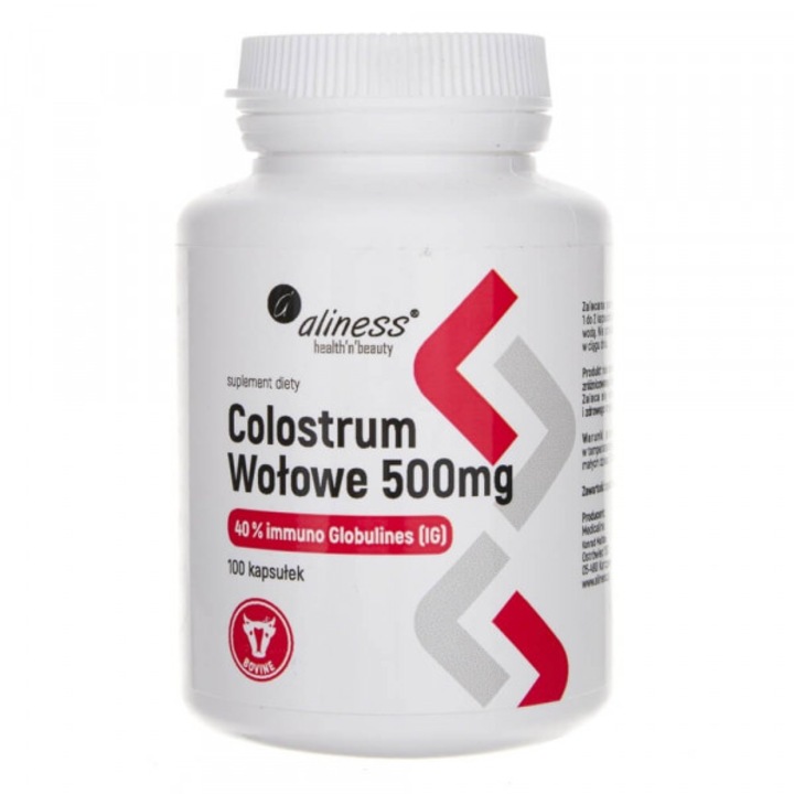 Aliness Colostrum Beef IG 40% kapszula, 100 db