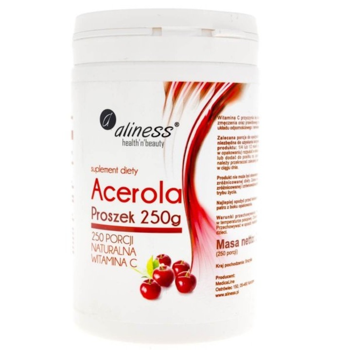 Aliness Acerola (természetes C-vitamin) por, 250 g