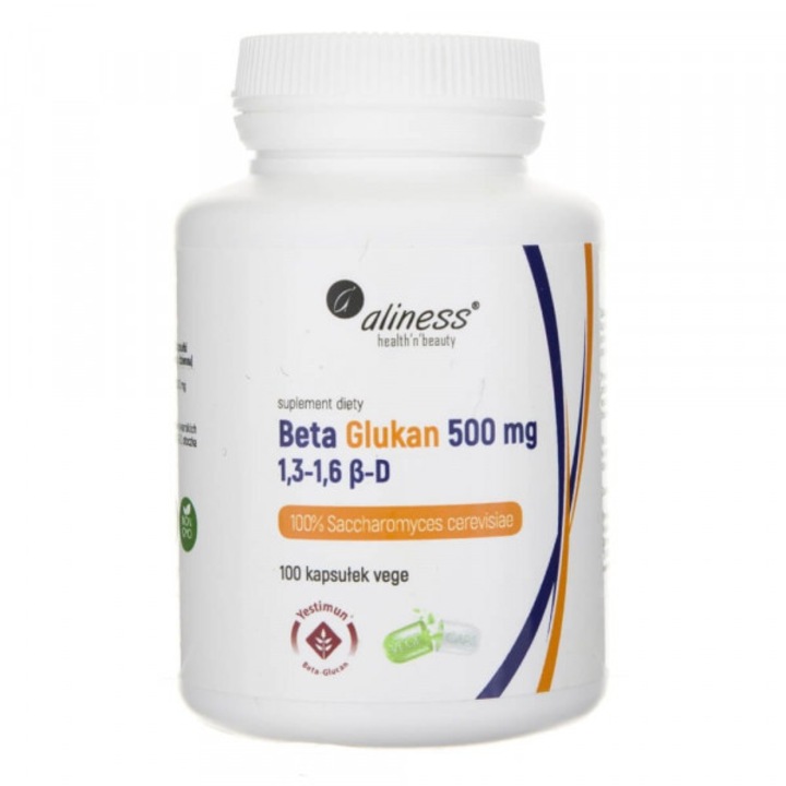 Aliness Beta Glukan Yestimun® 1,3-1,6 β-D 500 mg kapszula, 100 db