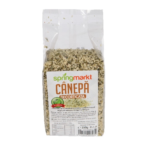 Seminte de canepa decorticate 250 gr