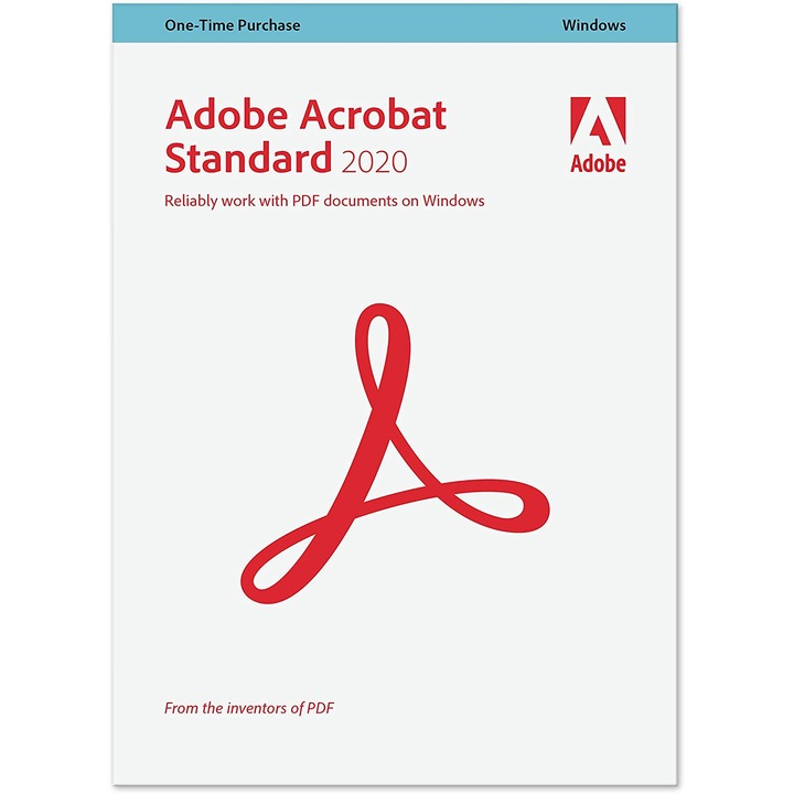 Adobe Acrobat Standard 2020 Windows, Безсрочен лиценз