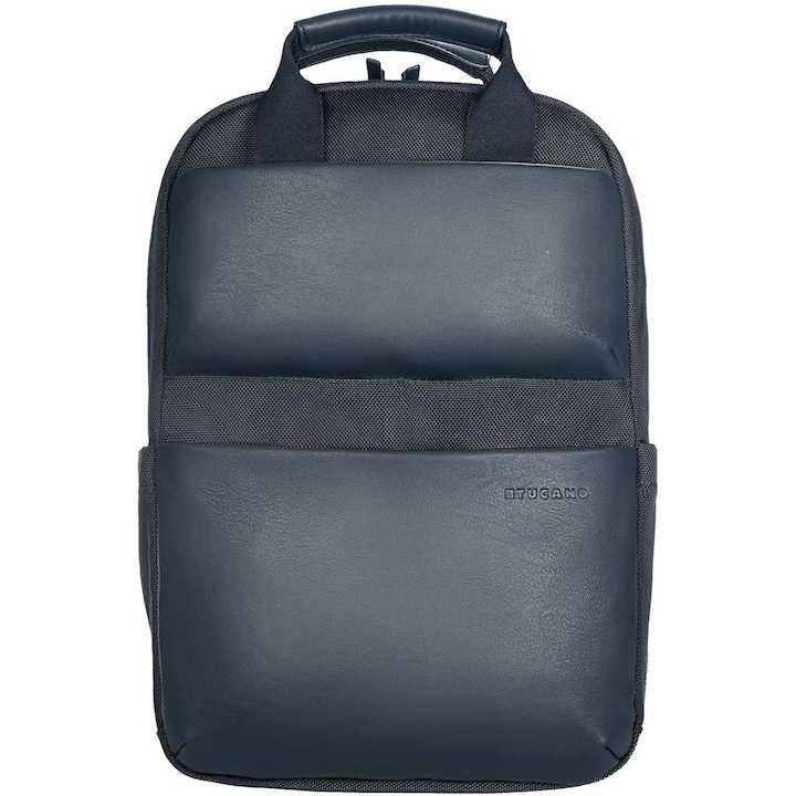 Rucsac pentru notebook, Tucano, Antifurt, 13.3/14 Inch, Poliester, Albastru inchis, 37 x 13 x 28 cm