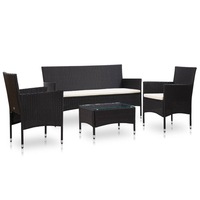 set mobila gradina cu 4 piese vidaxl ratan 155 x 58 x 81 cm negru imagen 39_0_
0