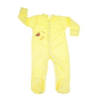 Salopeta cu maneca lunga pentru bebelusi Mini Bimbi SPB-12, Galben, 56 cm Salopeta cu maneca lunga pentru bebelusi Mini Bimbi SPB-12, Galben, 56 cm