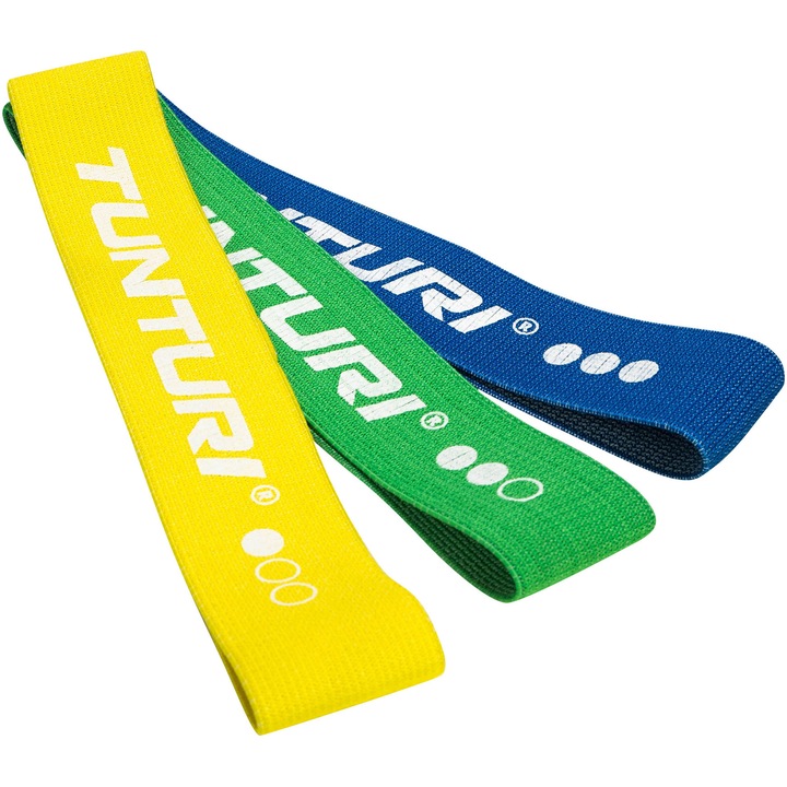 Set 3 benzi elastice textile Tunturi