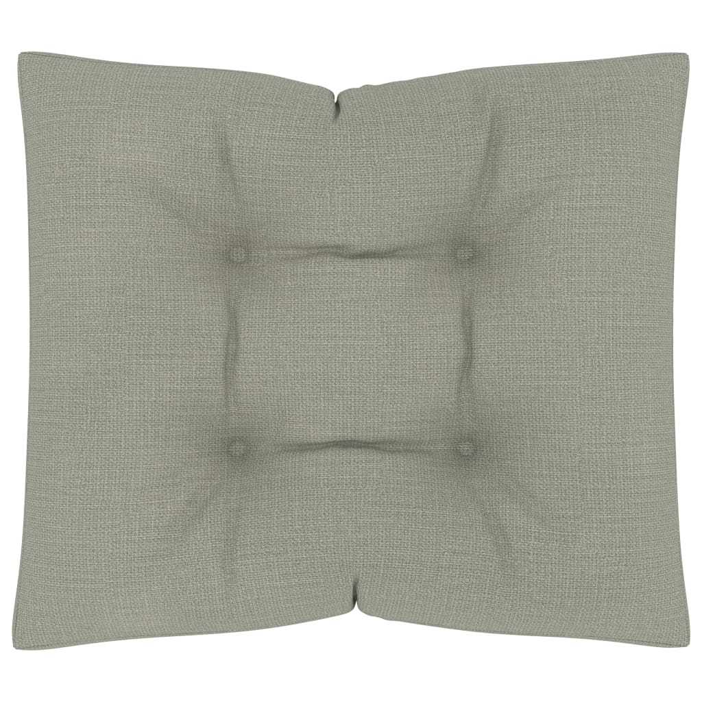 Perna de canapea din paleti vidaXL, Tesatura,60 x 61 x 10 cm, Maro