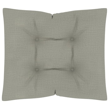 Perna de canapea din paleti vidaXL, Tesatura,60 x 61 x 10 cm, Maro Perna de canapea din paleti vidaXL, Tesatura,60 x 61 x 10 cm, Maro