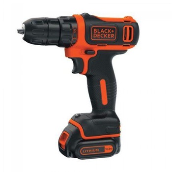 Masina de gaurit / insurubat Black&Decker , cu 2 acumulatori, 10.8 V, 1.5 Ah Masina de gaurit / insurubat Black&Decker , cu 2 acumulatori, 10.8 V, 1.5 Ah