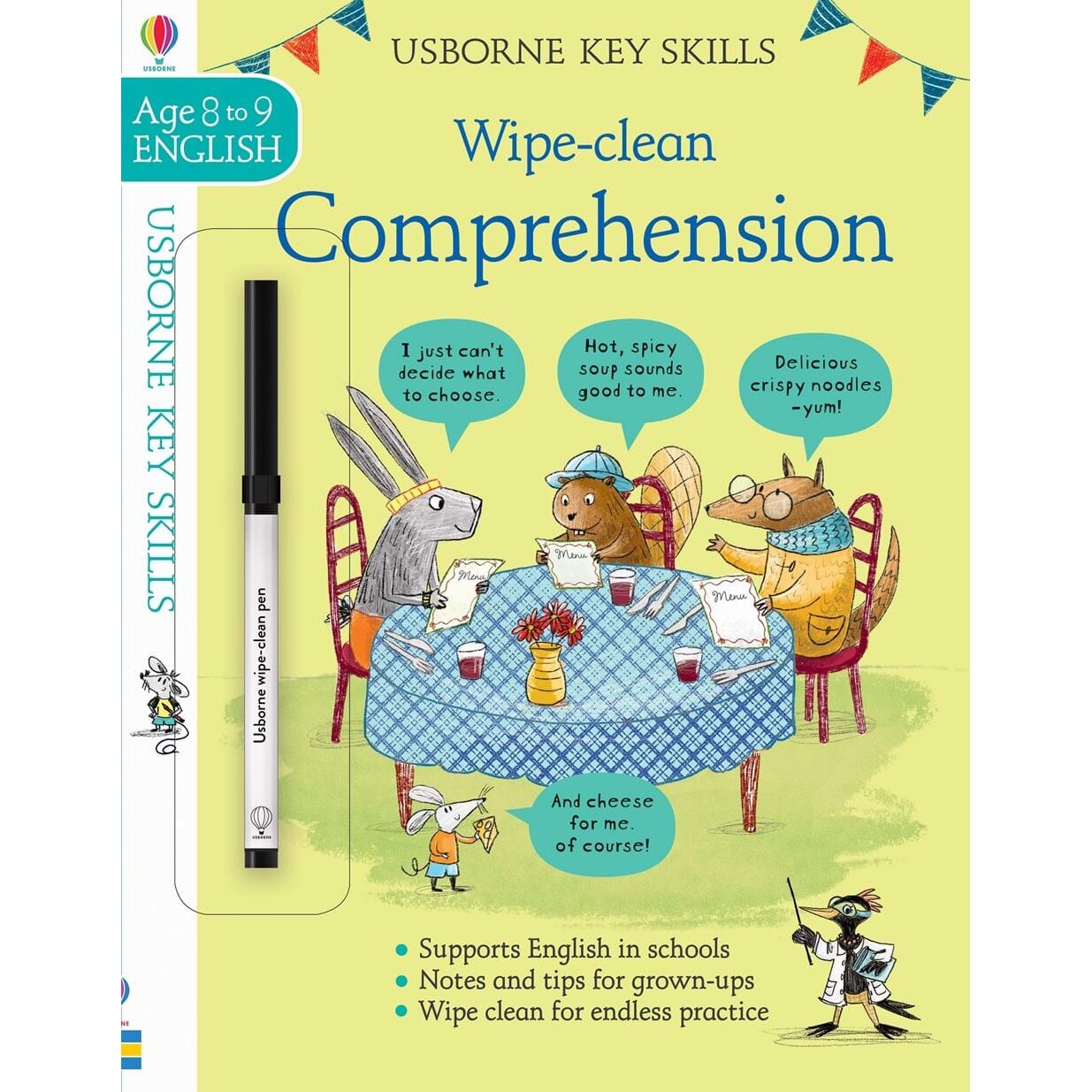 Wipe-Clean Comprehension 8-9, USBORNE