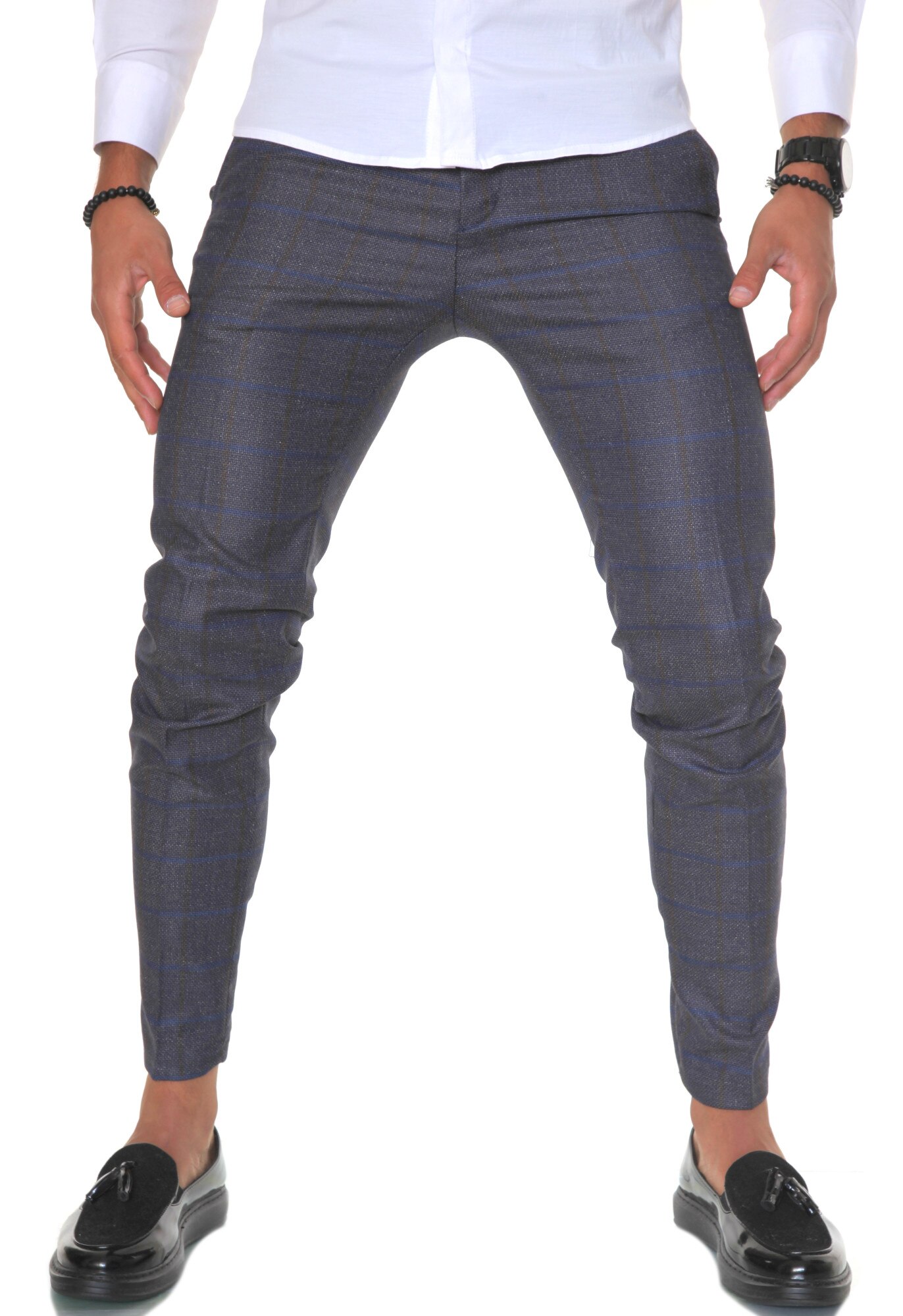 Pantaloni B1410, pentru barbati, B1031, gri, Gri