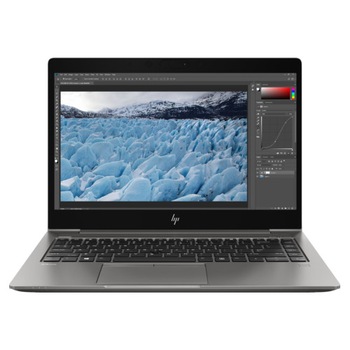 Laptop HP ZBook 14u G6, Intel Core i7-8565U, 14inch, RAM 16GB, SSD 512GB, AMD Radeon Pro WX 3200 4GB, Windows 10 Pro, Grey Laptop HP ZBook 14u G6, Intel Core i7-8565U, 14inch, RAM 16GB, SSD 512GB, AMD Radeon Pro WX 3200 4GB, Windows 10 Pro, Grey