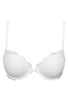 Sutien cu efect super push-up, cupa plina cu aer si gel, dantela , Glam 1956, Alb Sutien cu efect super push-up, cupa plina cu aer si gel, dantela , Glam 1956, Alb