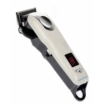 Masina de tuns caini de talie mare, medie si mica, bichon, shi-tzu, etc, aparat profesional de tuns - BravoShop 220mAh - 12W Masina de tuns caini de talie mare, medie si mica, bichon, shi-tzu, etc, aparat profesional de tuns - BravoShop 220mAh - 12W