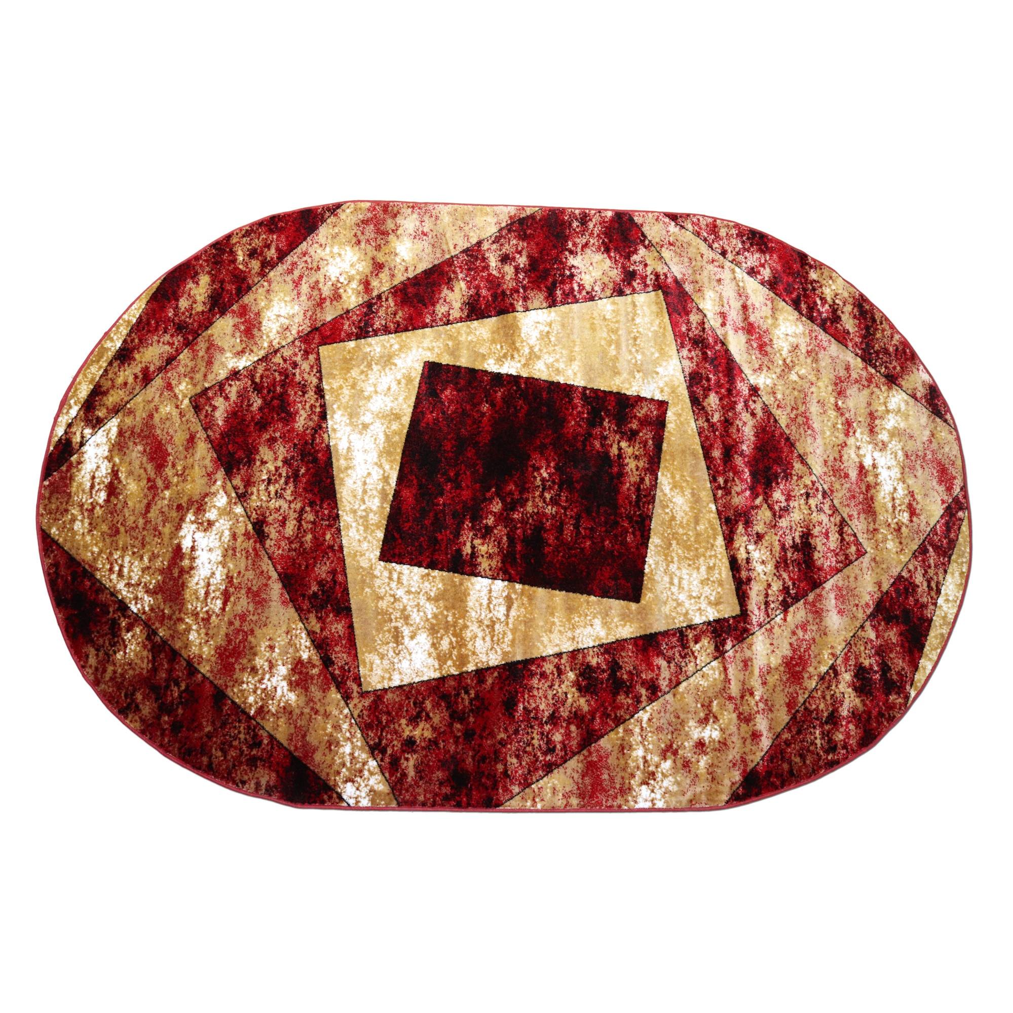 Covor Gold COLLECTION oval 200x300 cm -0835 rosu