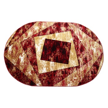 Covor Gold COLLECTION oval 100x200 cm -0835 rosu Covor Gold COLLECTION oval 100x200 cm -0835 rosu