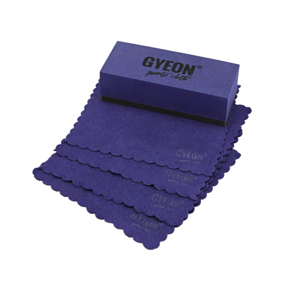 Kit aplicator & lavete piele intoarsa Gyeon