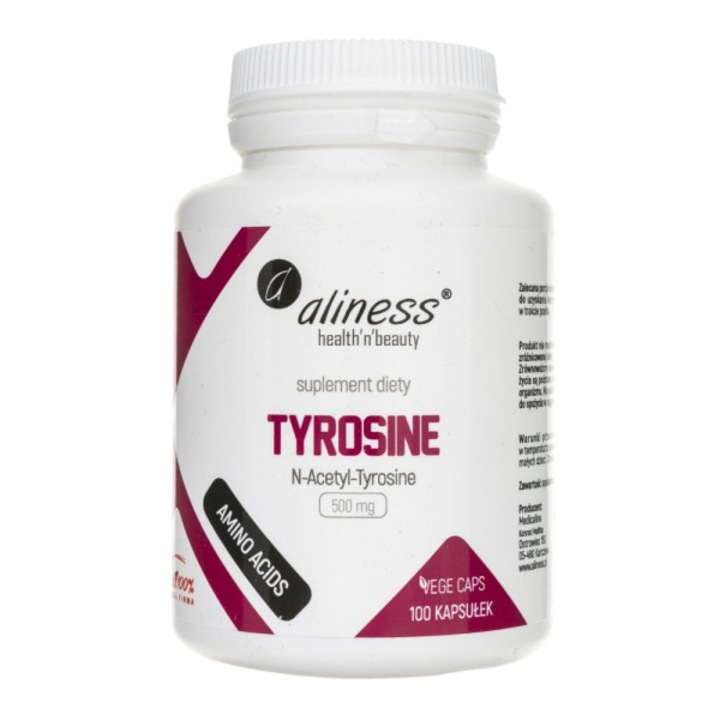 Aliness N-Acetyl-Tyrosine 500 mg kapszula, 100 db