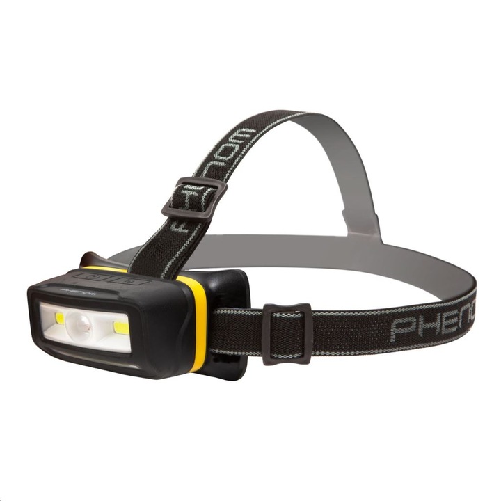 Lampa lucru LED Phenom, 1500mAh, Negru