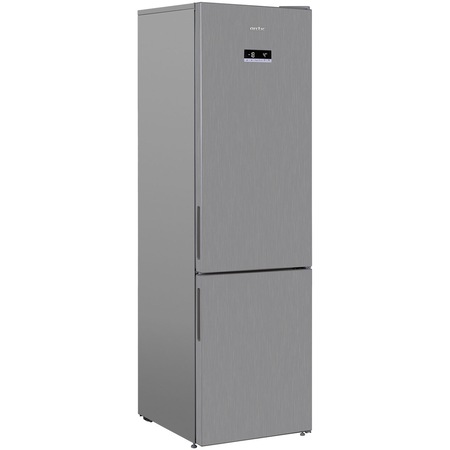 Combina frigorifica Arctic AK60406E40NFMT, 362 l, Full NoFrost, Blue tech, Air Flow Dual Tech, Fast Freeze Zone, Display LCD, Clasa E, H 202 cm, Argintiu